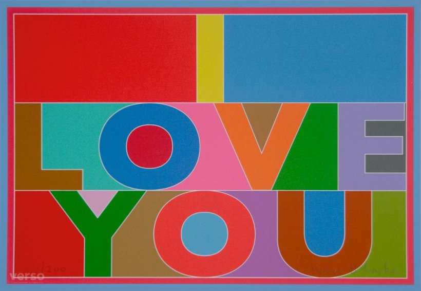 I Love You (Car Boot Fair) by Peter Blake
